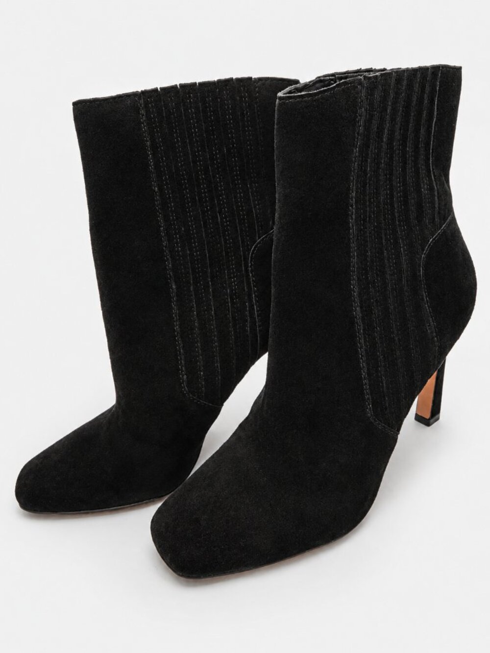 Vince Camuto Black Suede Stiletto Heel Ankle Boots Women’s 7.5M